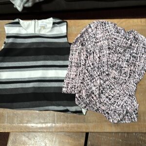 Two Calvin Klein dresses